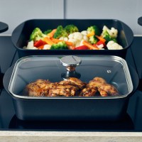 Glass Lid for Cast Aluminium Roaster